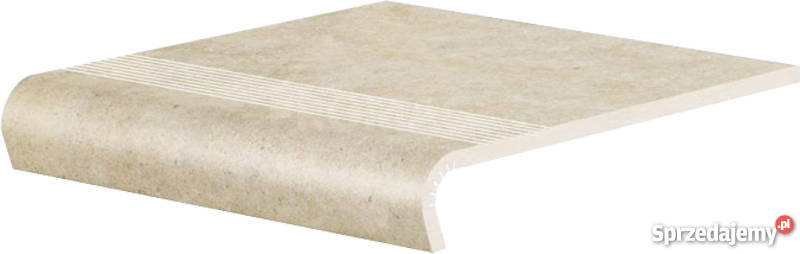 Stopień PŁYTKA STOPNICOWA stopnica SZARA biała zewnętrzne Brzeg