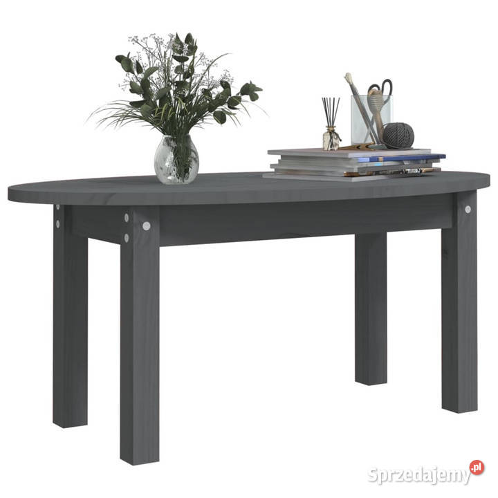 Stolik kawowy szary 80x40x35 lite drewno sosnowe Stoły Warszawa sprzedam