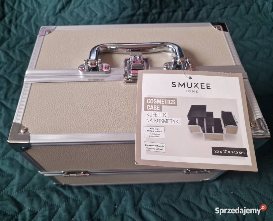 NOWY Kuferek na biżuteriękosmetyki SMUKEE Wrocław