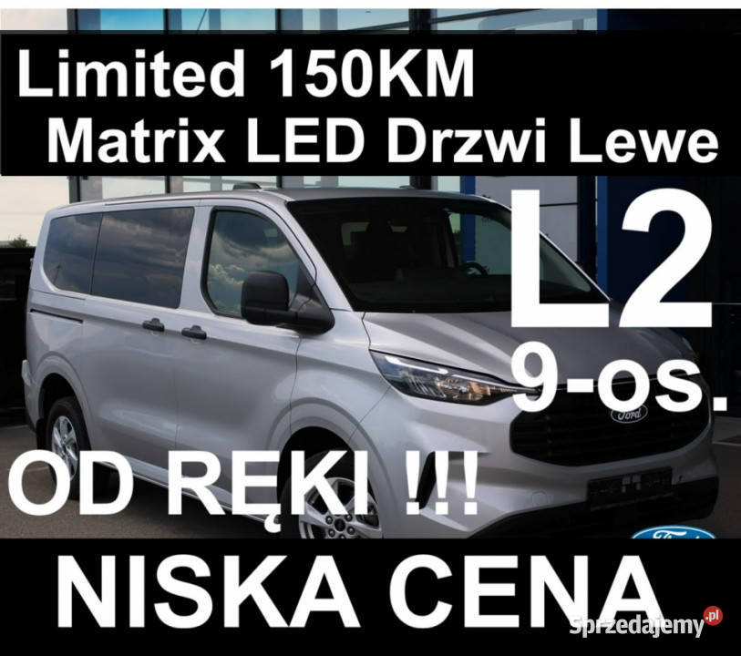 Ford Transit Custom Limited 150 Matrix Led Drzwi 4/5 Transit  Custom Szczecinek