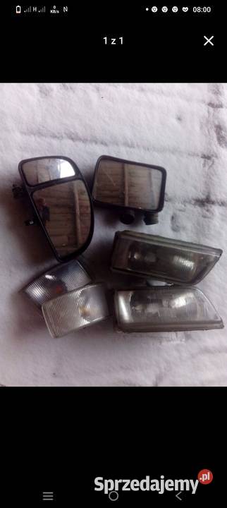Lampy lusterko boxer 25d 99r Pieniężno sprzedam