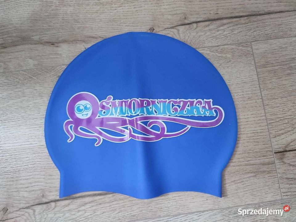 Czepek wodoodporny niebieski