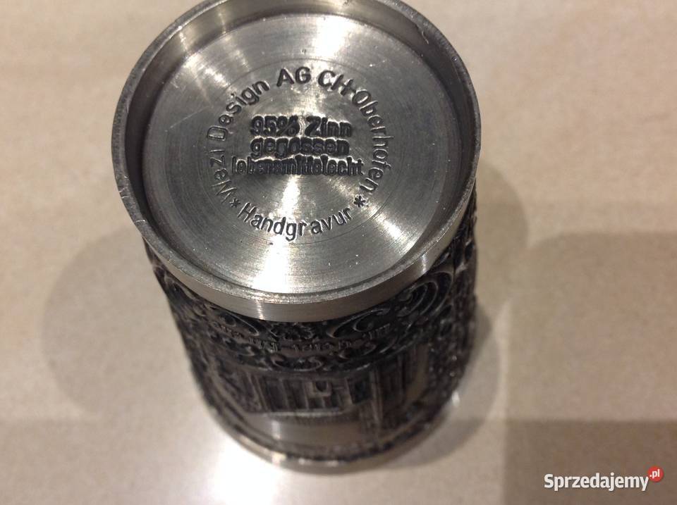 Stary Kielich Cynowy Sygnowany Pozostałe Nowa Sól