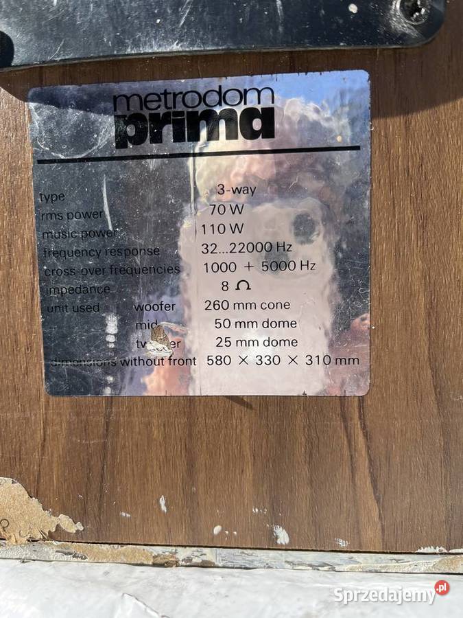 Używane sprawne kolumny glosnikowe lubuskie Zielona Góra