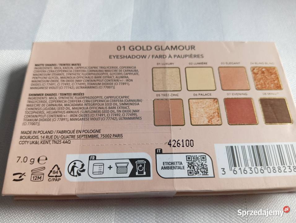 Palleta cieni do powiek Suchedniów