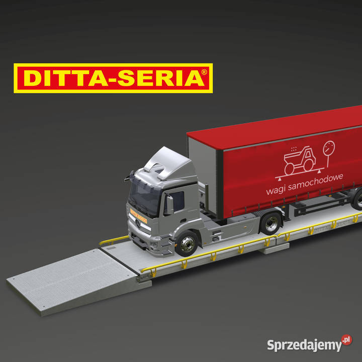Waga samochodowa betonowa DSB do 60t DITTASERIA Nowe Miasto nad Pilicą