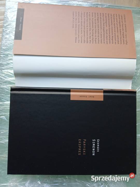 Paryski ekspres Georgea Simenon twarda Wilkołaz Pierwszy sprzedam