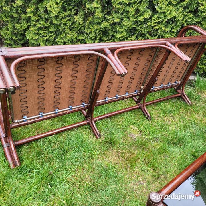 Duży zestaw ogrodowy z bambusa Białogard