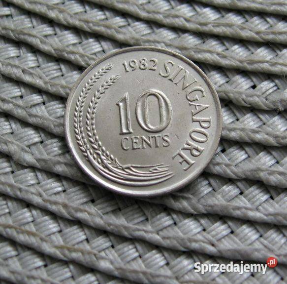 Singapur 10 Cent 1982r Ładna Kalisz sprzedam