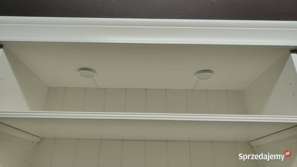 Regał IKEA Liatorp biały oświetlenie Warszawa sprzedam