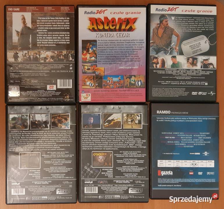 Kolekcja filmów DVD komedia akcja przygodowe