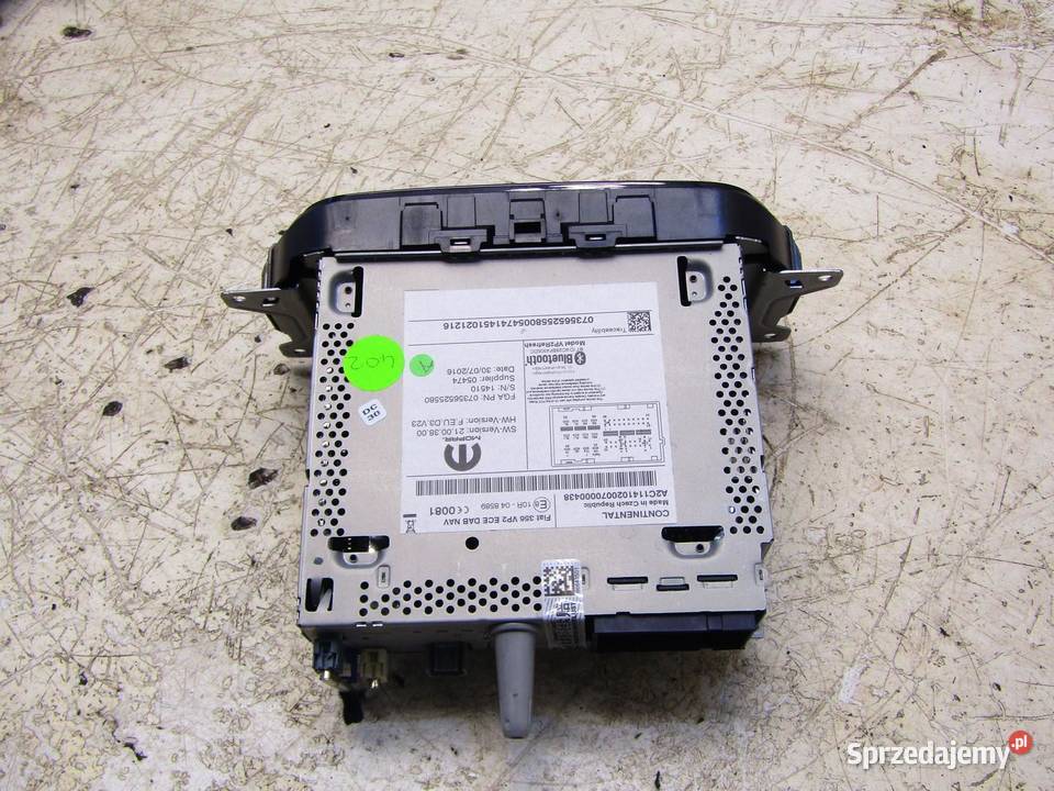RADIO EKRAN NAWIGACJA NAVI FIAT TIPO II HB