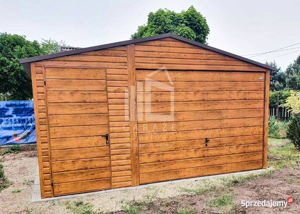 GARAŻ BLASZANY 45m x 5m Brama drzwi małopolskie Wieliczka