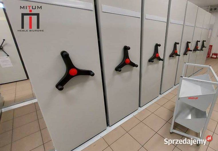 Regały przesuwne projektowanie dostawa i montaż Świętochłowice