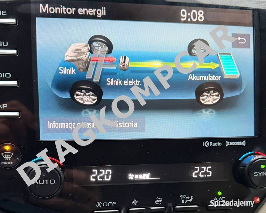 Toyota Camry menu polskie konwersja systemu z Wołomin