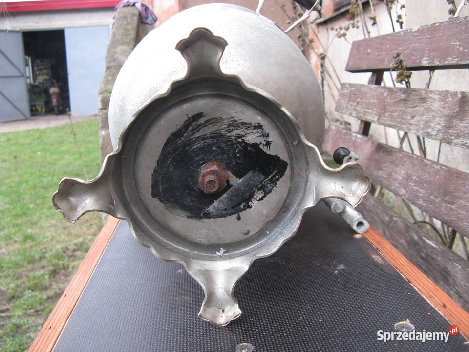 samowar na węgiel drzewny nowy mosiężny Antykwariat Ostrołęka