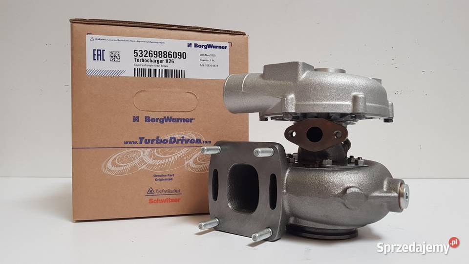 Nowa turbosprężarka BorgWarner 53269886090 Siedlce