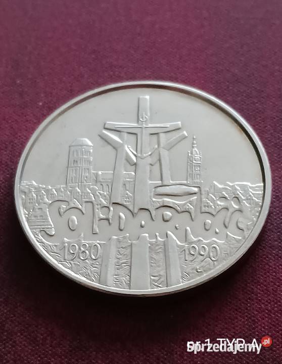 100 000 Solidarność 1990 r Typ A mennicze ideał Konin sprzedam