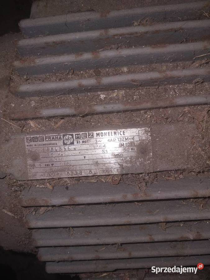 Silnik 75 kw na wózku Łask