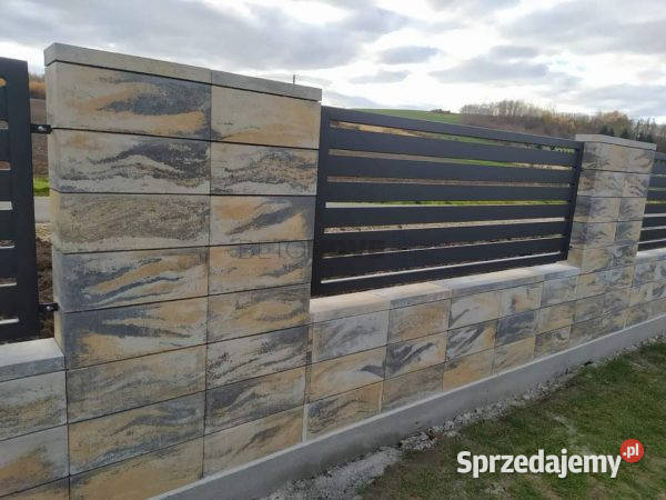 Bloczek ogrodzeniowy Joniec Roma horizon biały Piotrowiec