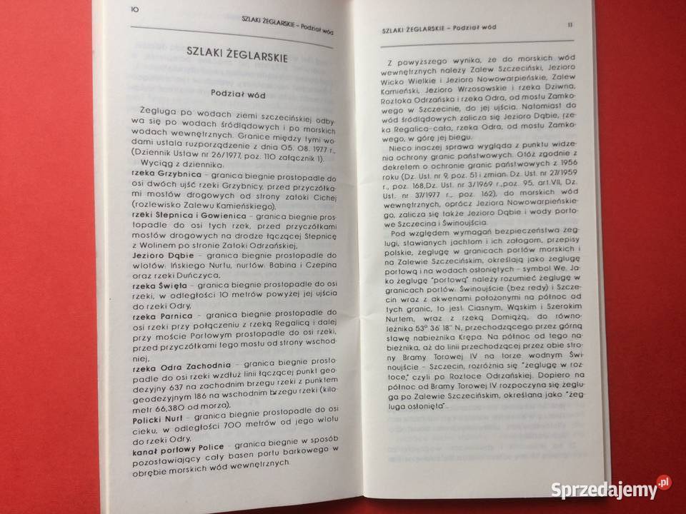 541 Turystyczne Szlaki Wodne Województwa Szczecin