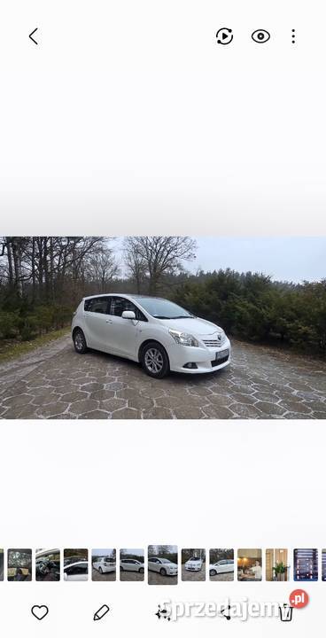 Toyota Verso 2011 20 D4D 7osobowa panoramiczny Samochody osobowe Rawicz