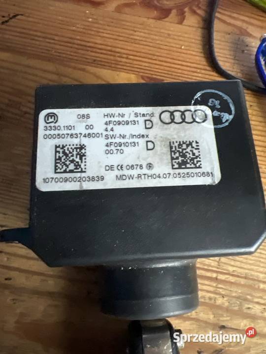 Stacyjka z kluczykiem audi a6c6 4f0909131d Margonin