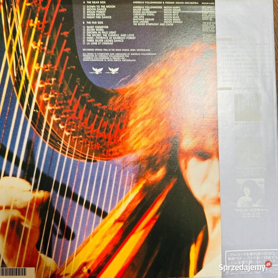 Down To The Moon LP Andreas Vollenweider Winyl Warszawa