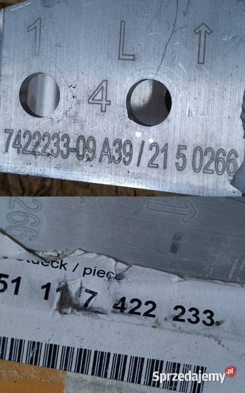 BMW 3 G20 ADAPTER WSPORNIK MOCOWANIE CHŁODNICY Pleszew