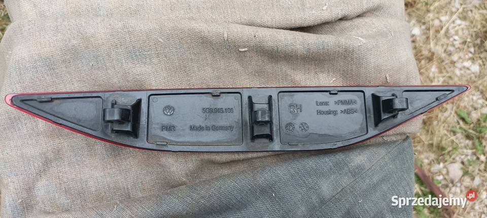 VW Golf VII odblask prawy zderzaka tył osobowe