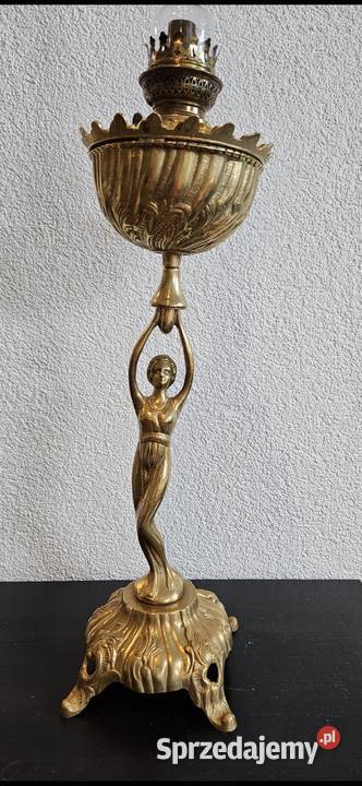 Figuralna lampa naftowa Świerzawa sprzedam