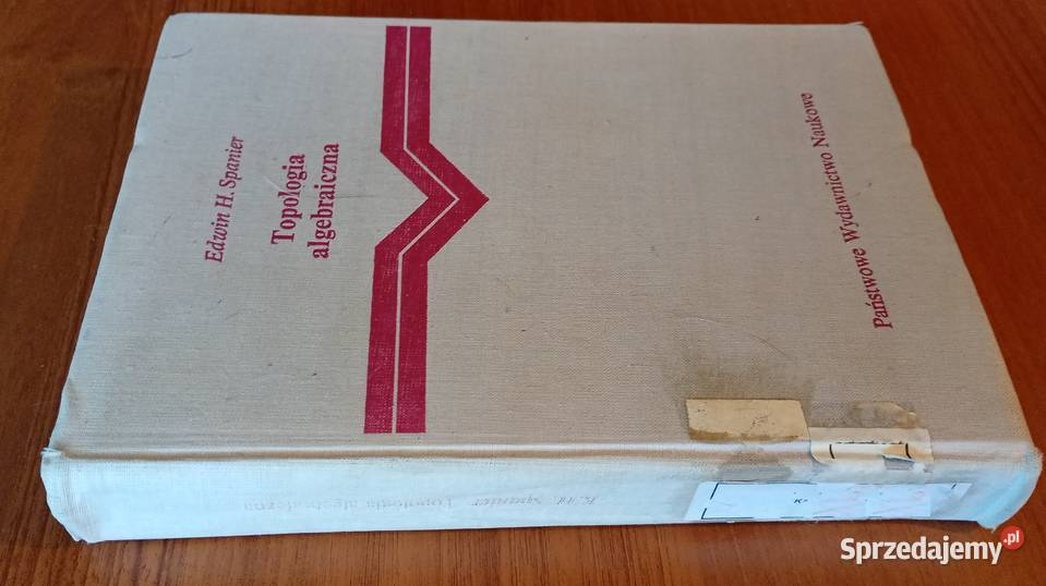 Topologia algebraiczna Edwin H Spanier twarda pomorskie Gdańsk