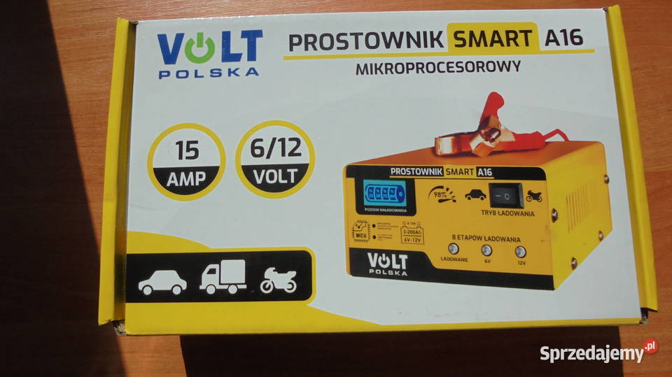 Prostownik mikroprocesorowy Smart A 16 6V12V 15 Warszawa