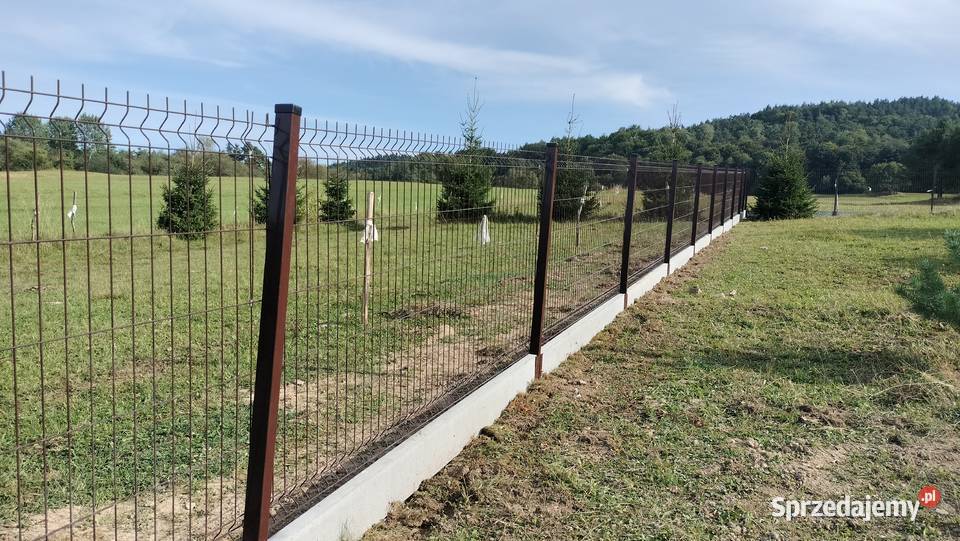 Kompletne ogrodzenie systemowe h150 z montażem