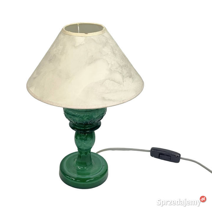 Lampa stołowa ze szkła malachitowego Warszawa sprzedam