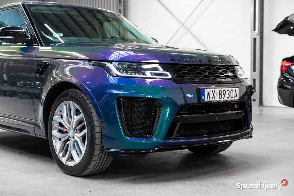 Land Rover Range Rover Sport SVR 50 V8 575 małopolskie Węgrzce sprzedam