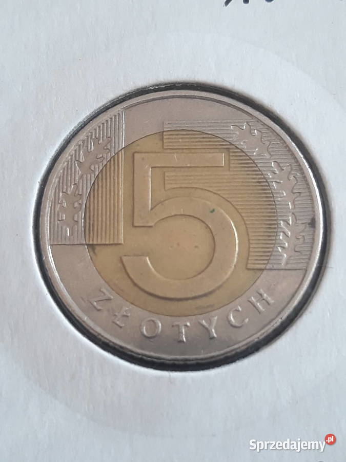 5 Złotych 1994 r 1 rzadkość Konin