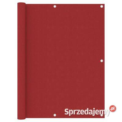 vidaXL Parawan balkonowy czerwony 120x600 Warszawa