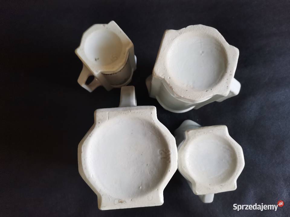 Stara przedwojenna porcelana 4 dzbanki Secesja Antyki, Sztuka, Kolekcje Katowice