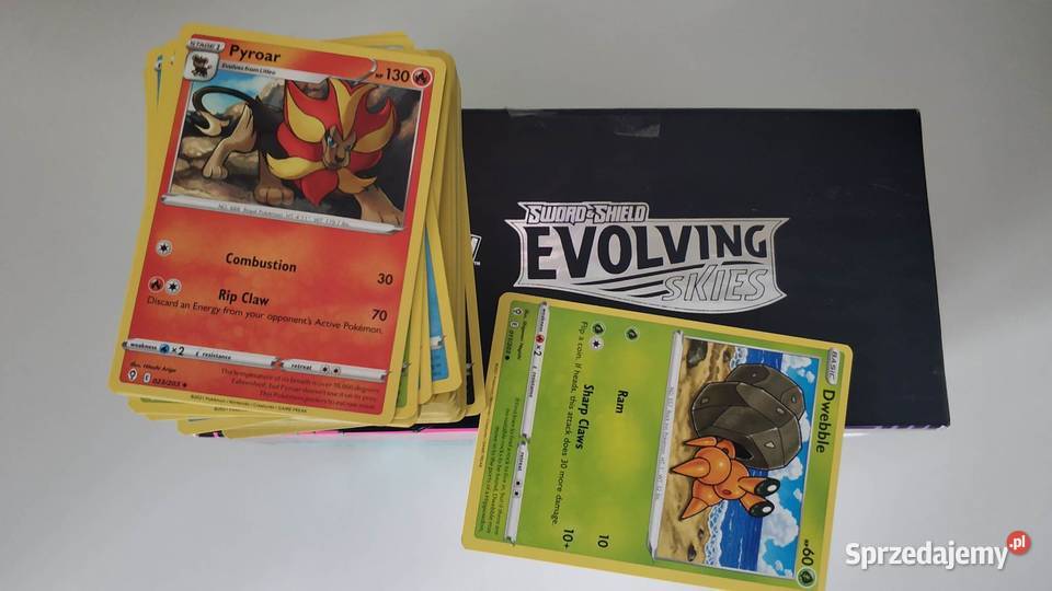 Zestaw mix bulk 100 sztuk Kart pokemon TCG
