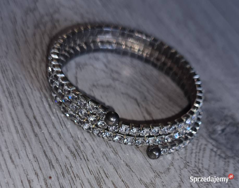 Bransoletka damska regulowana cyrkonie łódzkie Łódź