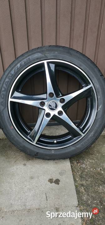 Felgi aluminiowe ENZO 5x112 r17 z oponami lato Średnica 17" łódzkie Strzelce Wielkie