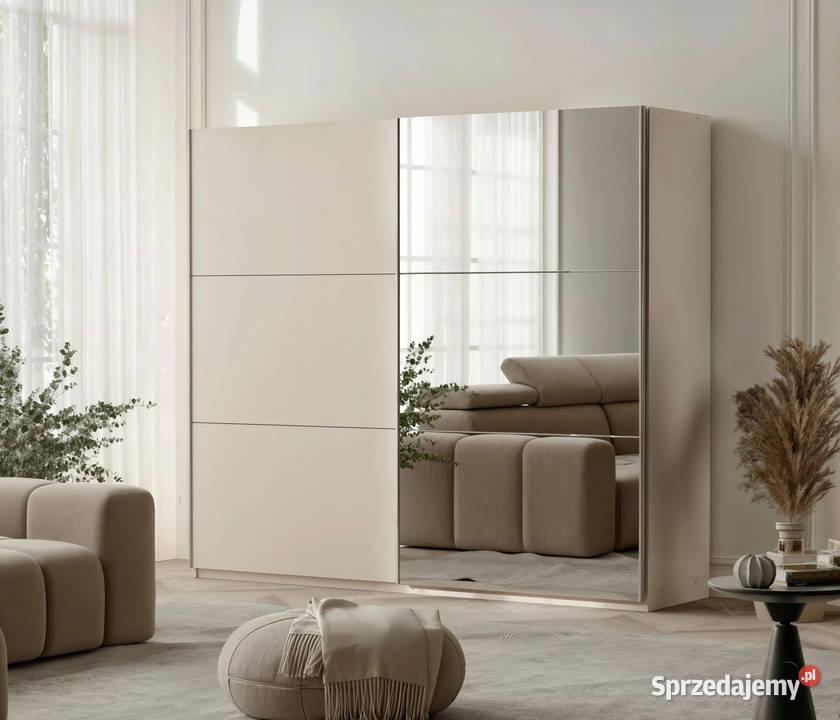 Szafa z lustrem z kolekcji Vigo 250x215x61