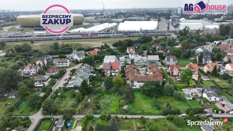 Działka 455m2 Gdańsk Żniwna 31m Grunty i działki