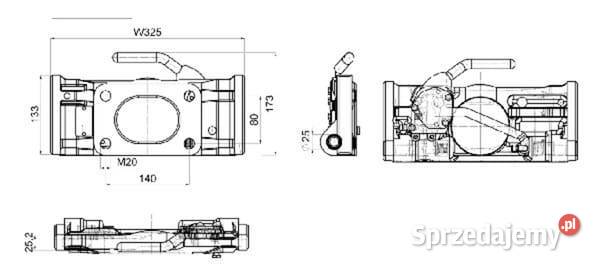Płyta adaptera 325 mm 05720020A02 Kamionna