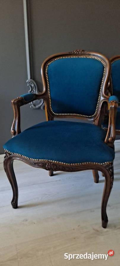 Stylowy furkusowy fotel Ludwik Ludwikowski 88cm Szczecin