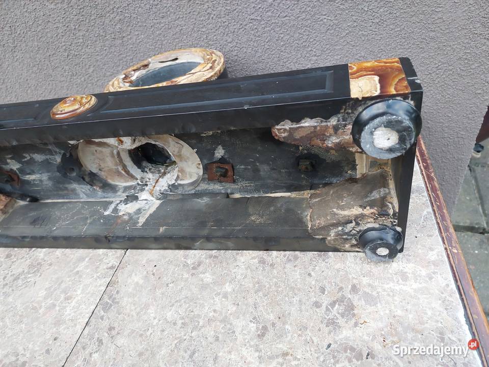 118 Obudowa marmurowa starego zegara kominkowego Tczew