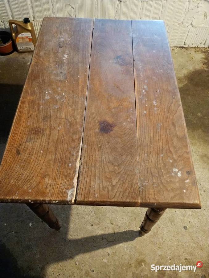 zabytkowy stół dębowy do renowacji Białobrzegi sprzedam