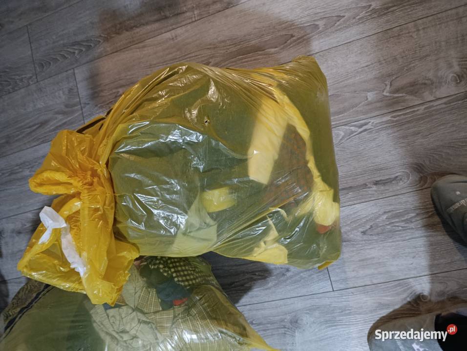 ubrania chłopięce w rozmiarze 134 140 dwa worki wielkopolskie Poznań sprzedam