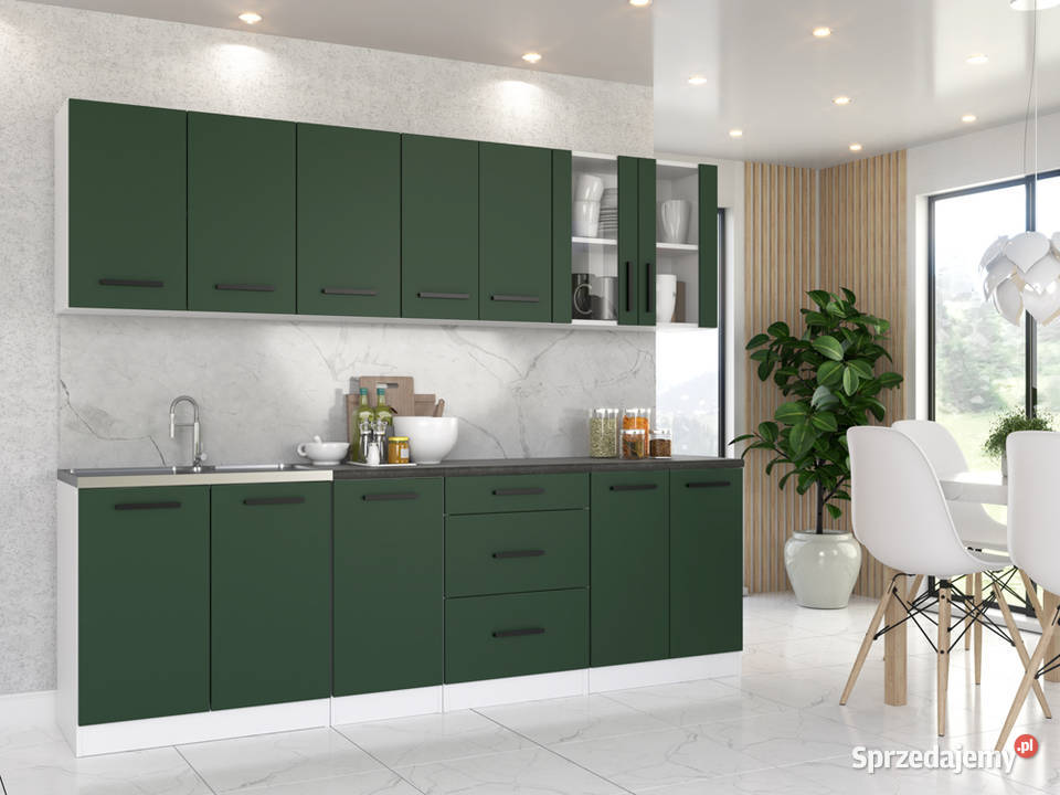 Kuchnia Modułowa Nowoczesna Z Blatem 26m Biały Elbląg